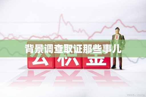 集美背景调查取证那些事儿