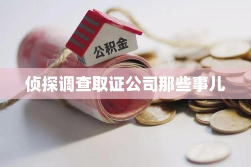 集美侦探调查取证公司那些事儿
