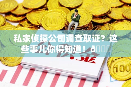 集美私家侦探公司调查取证？这些事儿你得知道！😎