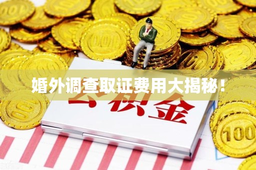 集美婚外调查取证费用大揭秘！
